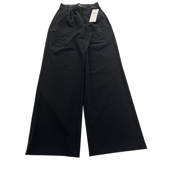 ALO Yoga Suit Up Trouser Pants (Long Version) in Black - Picture 1 of 5